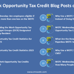 Top 10 Work Opportunity Tax Credit Blog Posts of 2024